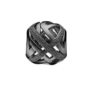 Christina Collect Dark Silver Vision "Tell Me Your Vision In Life" Charm With Multiple Surfaces